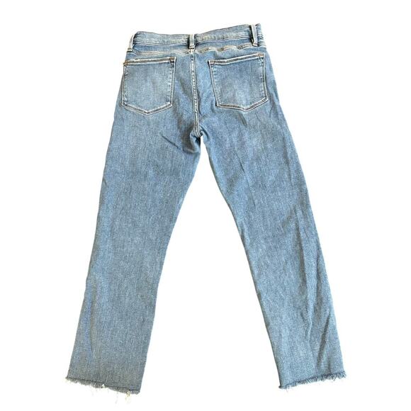 FRAME - ‘'Le High Straight” Raw Hem Jeans - style LHSTRA801 - size 30 - Picture 2 of 7